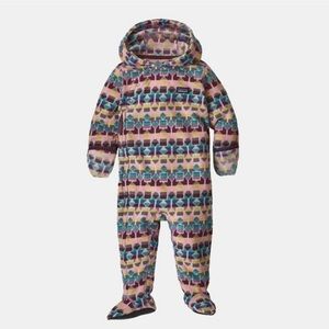 Patagonia one piece beautiful pattern baby bunting